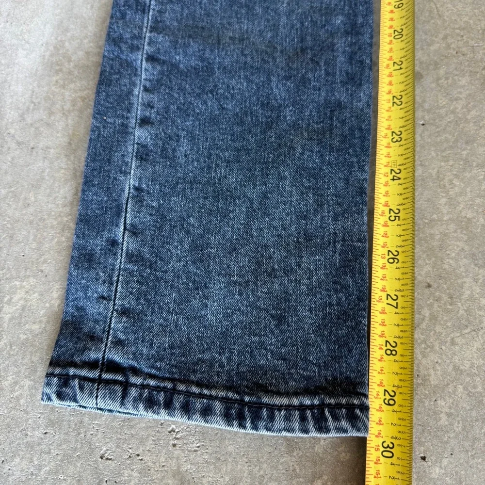 Levi's‎ 511 Slim Fit Jeans Mens 33x32 Dark Grey Acid Wash Denim